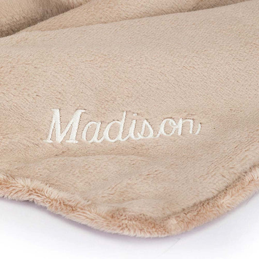 Personalized Bashful Beige Bunny Blankie