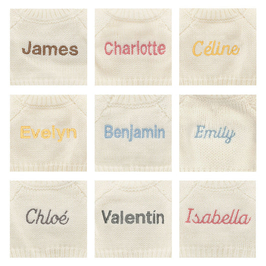 Bashful Luxe Bunny Rosa with Personalized Cream Jumper