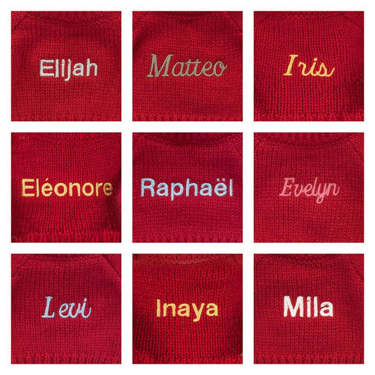 Bashful Luxe Bunny Rosa with Personalized Red Jumper